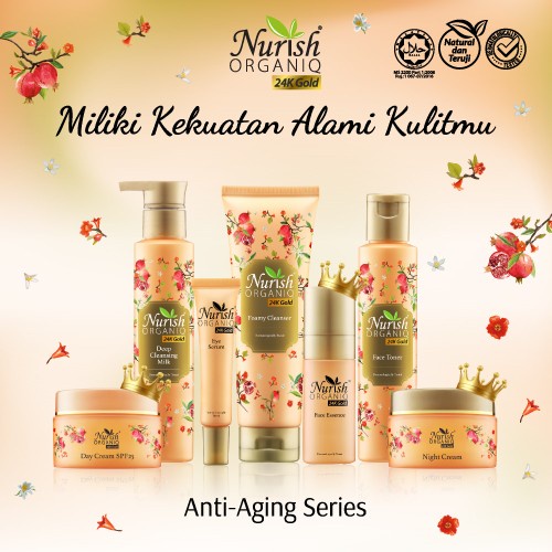 NURISH ORGANIQ [TWIN PACK] 24K Gold Eye Serum 15ml x 2 Pcs