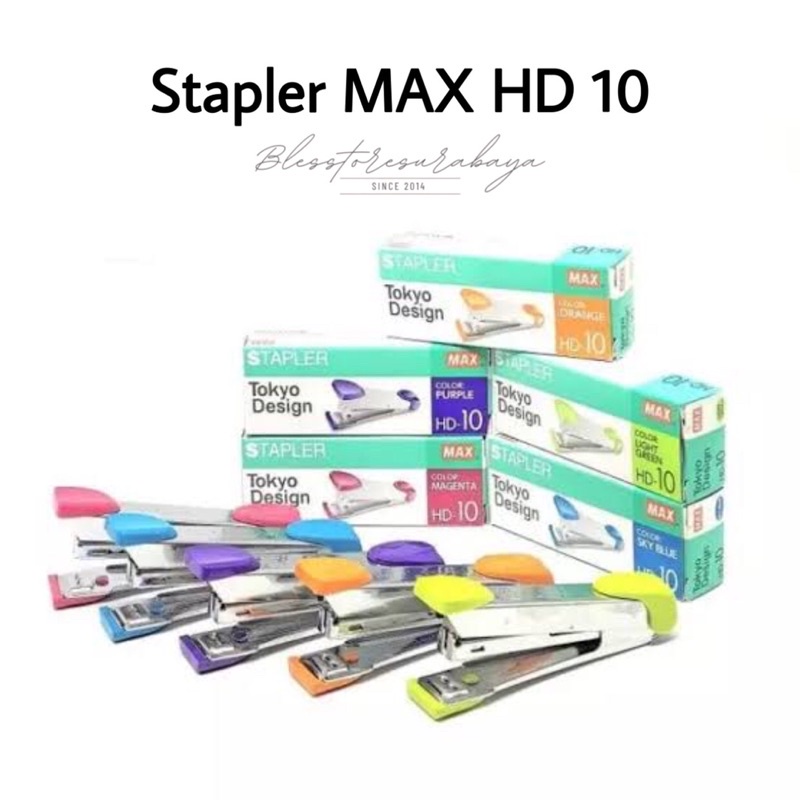 

[BS 788] Stapler / Staples Max HD 10 ORI / Jepretan MAX