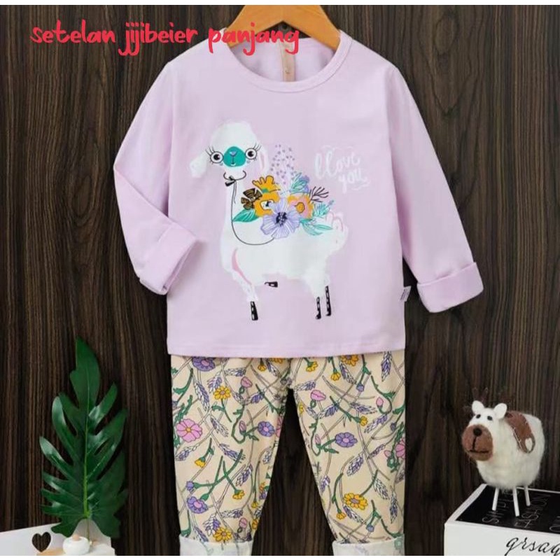 setelan piyama jijibeier