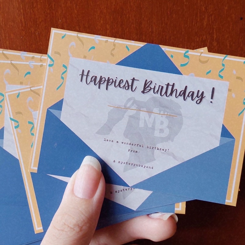 

Tambahan Kartu Ucapan Birthday Card Mystery n’ Beyond