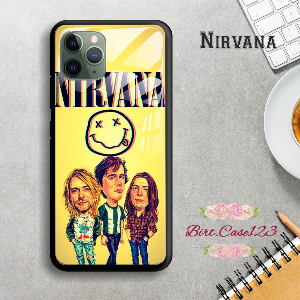 Back case glass NIRVANA Vivo Y91 Y17 Y12 Y15 Y93 Y95 Y81 Y83 Y71 Y53 y20 Y30 Y50 V17 Y11 y12i BC1528