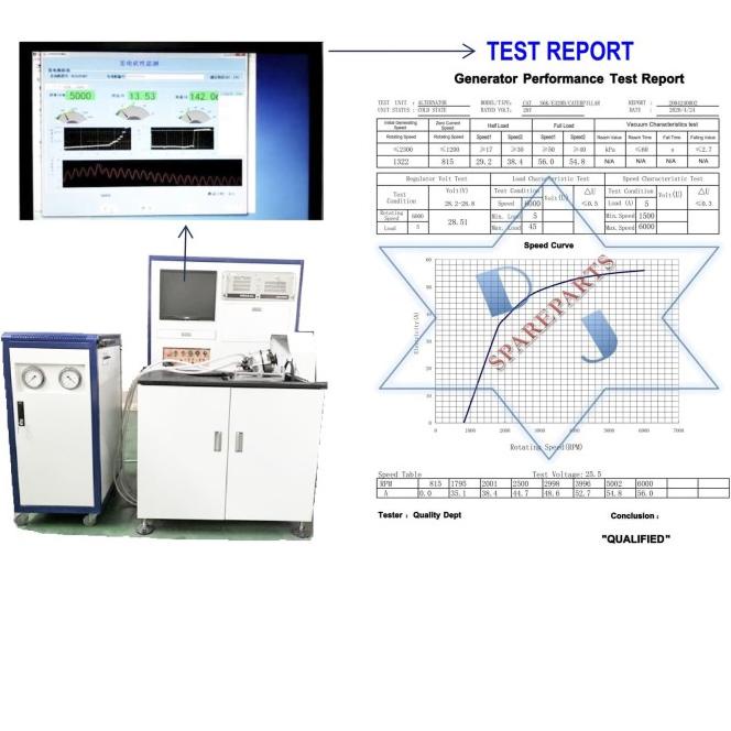 Dinamo Ampere Alternator Toyota Kijang Kapsul 7K 80A