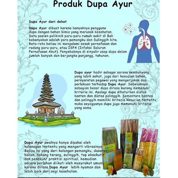 DUPA AYUR GAHARU, HERBAL - KUALITAS PREMIUM