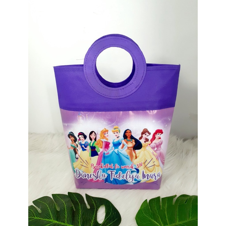 Tas Ulang Tahun Pegangan Bulat Custom