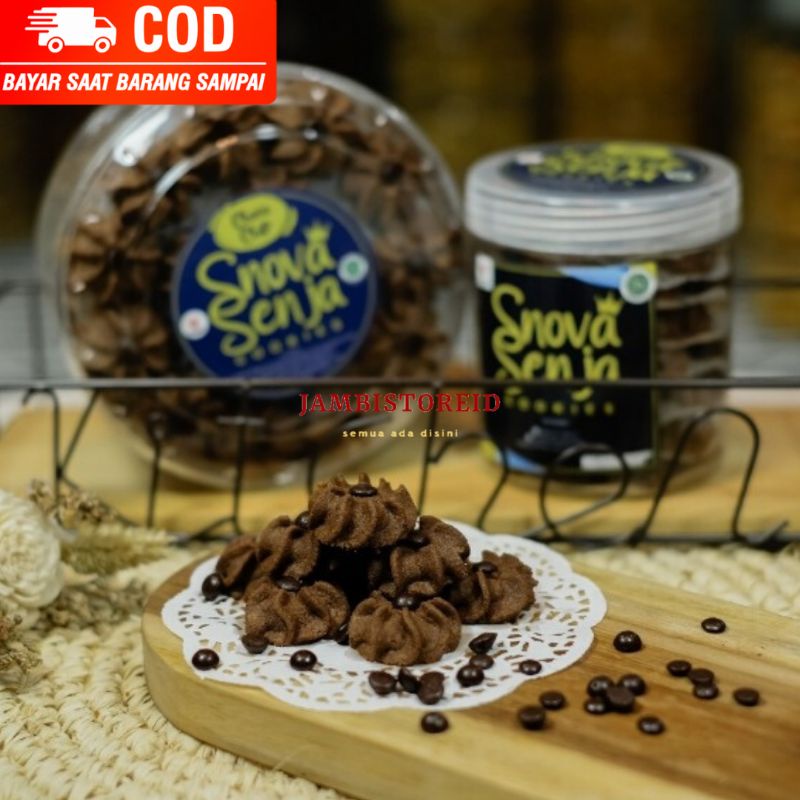 

(JAMBISTOREID) Kue Kering Premium ChocoChips 500gram Fresh Terbuat dari Bahan Pilihan Butter Cookies Coklat Chips RealPict Jambi