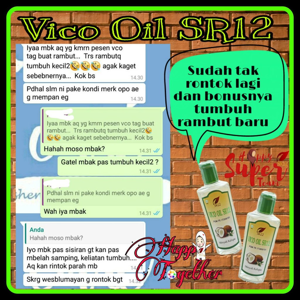 Minyak Kelapa Vco Sr12 Perawatan Vitamin Penumbuh Rambut Rontok Obat Kutu Ketombe Alami Bpom 100 Ml Shopee Indonesia