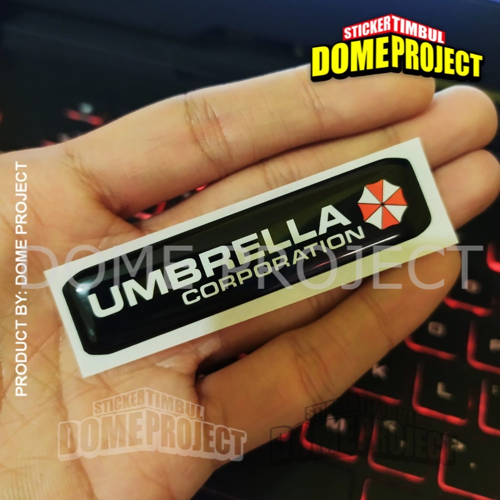 STIKER MOTOR HONDA EMBLEM TIMBUL ESP 3D LOGO RESIDENT EVIL UMBRELLA CORPS BOX FILTER VARIO BEAT SCOOPY PCX AKSESORIS AESTHETIC KEREN