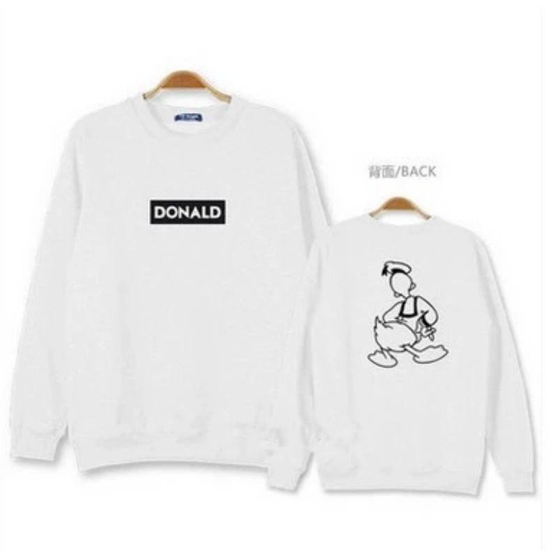 Basic Sweater BTS Kim Taehyung Style Donald Duck