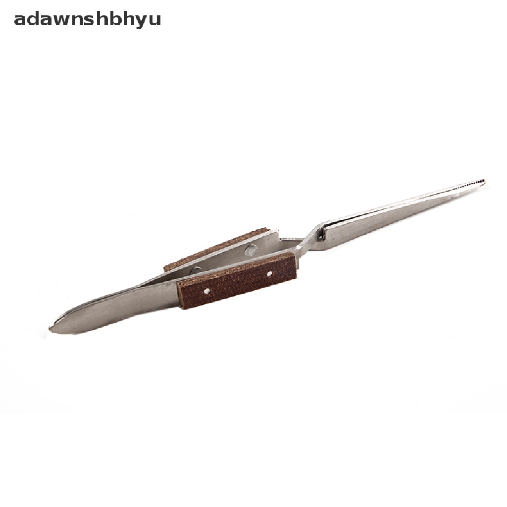 Adawnshbhyu Stainless Steel Cross Lock Pinset Self Closing Perhiasan Solder Craft Repair