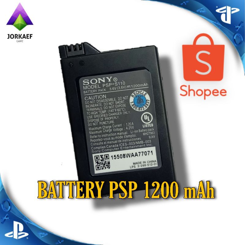BATTERY/BATERAI PSP FAT SEMI ORI