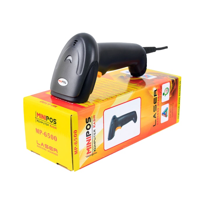 Barcode Scanner MiniPOS MP-6500 l 1D+USB Cable