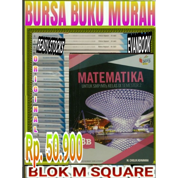 

Buku matematika untuk SMP kelas 3 IX 9 semester 2 kurikulum 2013 edisi revisi