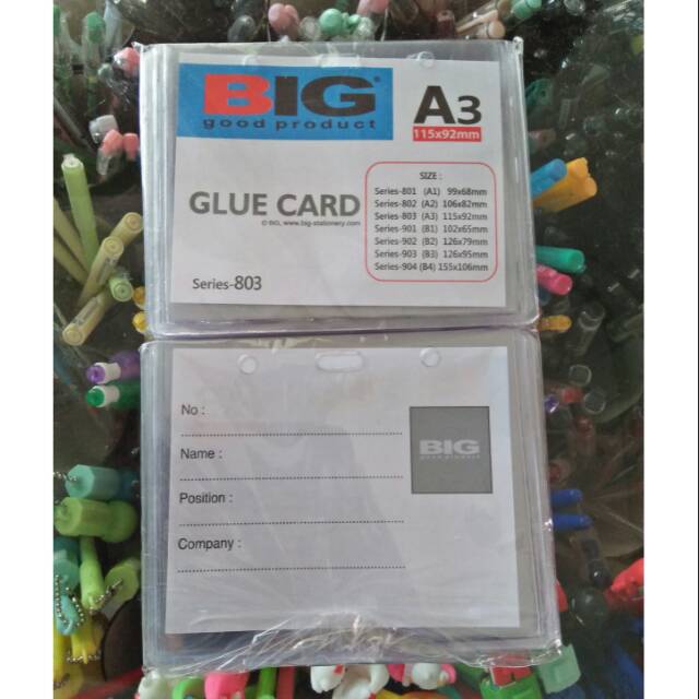

Glue card name tag mika A3 isi 20pcs