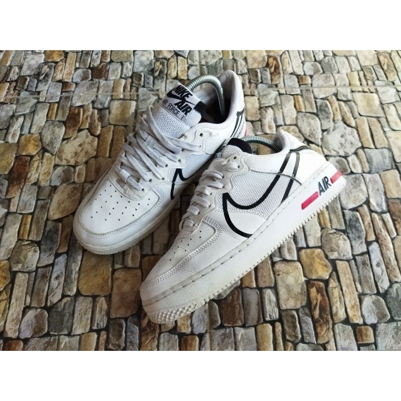 Nike Air Force 1 React GS White Black second like new size 41