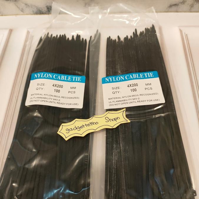 

kabel tie 4x200 hitam promo per 100pcs gateksho99 dijamin