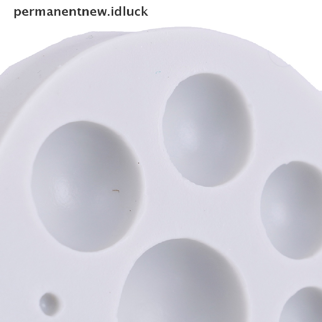 Cetakan Kue / Sabun / Permen / Cokelat / Es Bentuk Bulat Bahan Silikon