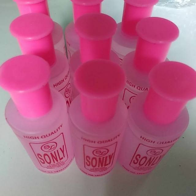 Aseton Nail polish | pembersih kutek | polish remover sonly | penghapus cat kuku