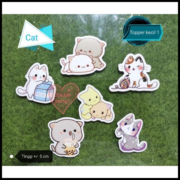 Topper Birthday Cat Kucing