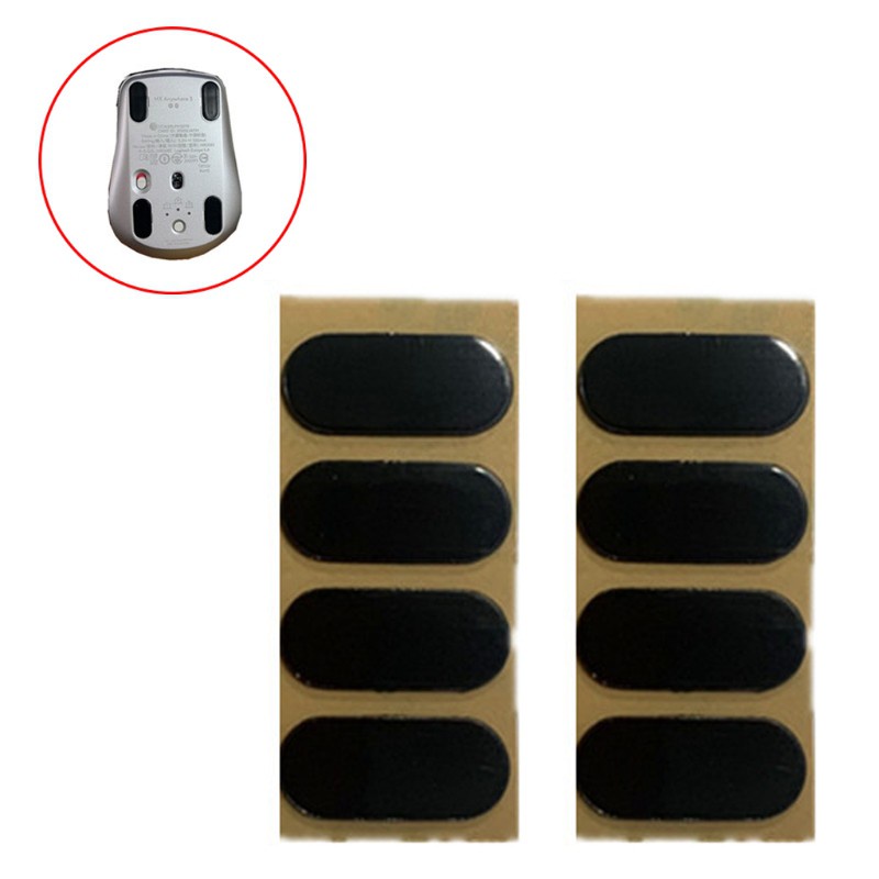 Vivi 2 Set Stiker Kaki Mouse Untuk Logitech Mx Vertikal / Mx Anywhere 3 Mouse