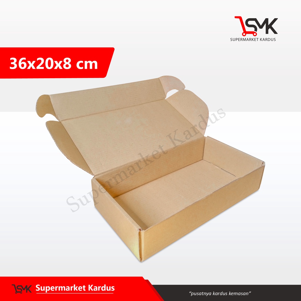 

Box 36X20X8 (BABE) cm Kardus/Karton/kemasan/packing/Hampers/Baju/tinggi8