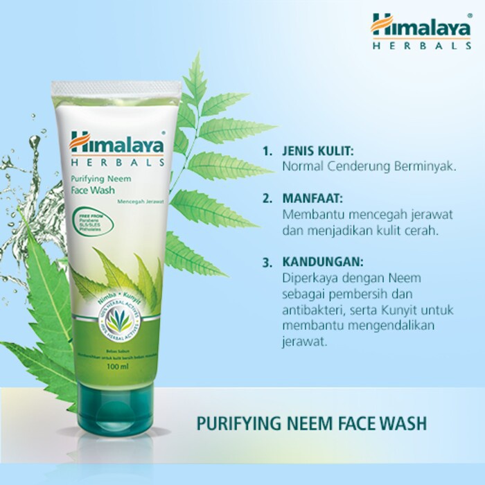 Himalaya Neem Face Wash | Neem Foaming | Lemon Oil Control | Clear Complex Whitening | Gentle Exfoliating Daily | Moisturizing Aloe Vera