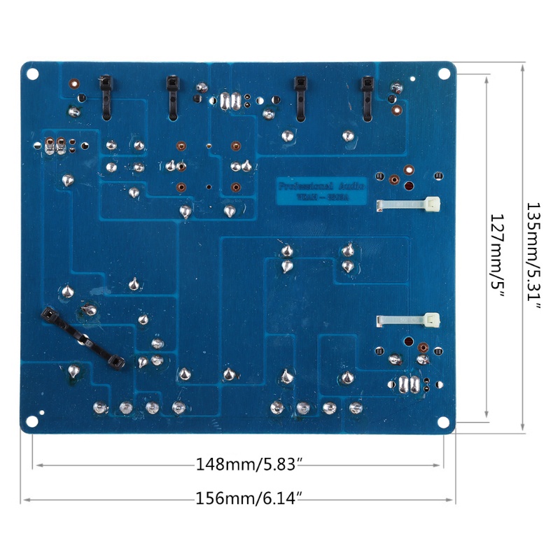 Btsg 6.14x5.31 inch Divider Frekuensi 300W Tahan Lama Warna Hijau