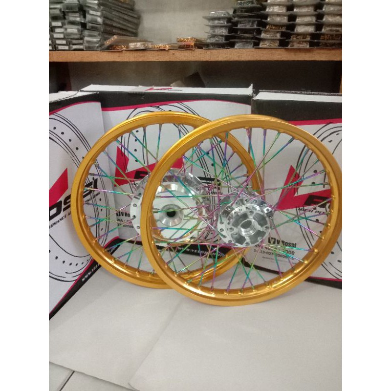 17x140 VELG motor Honda Vario Beat SCOPI Rossi ring 17 komplit Gold VELG depan belakang VELG paketan