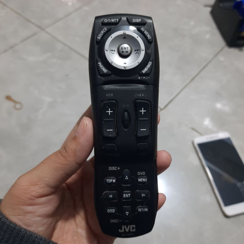 REMOTE REMOT DVD TAPE MOBIL JVC RM-RK251 ORIGINAL ASLI