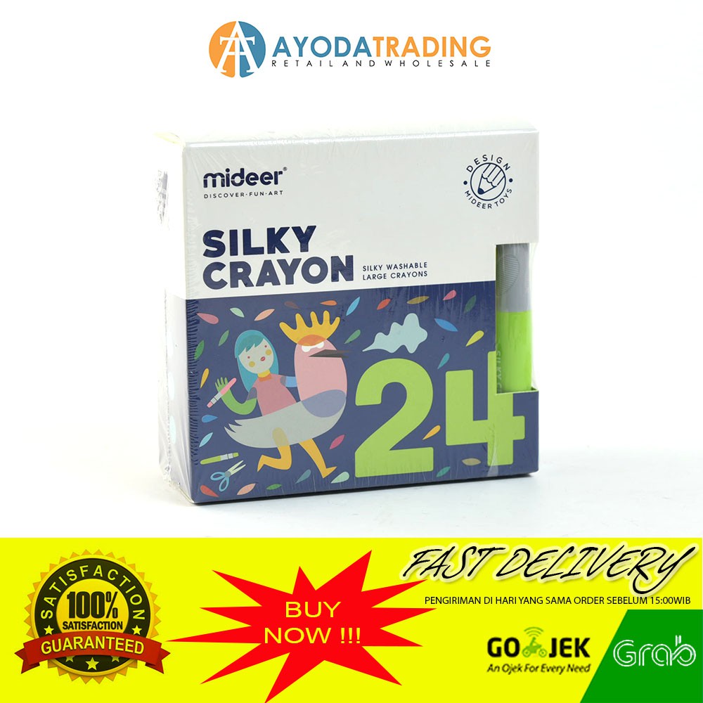 Mideer Silky Crayon Hadiah Kado Anak