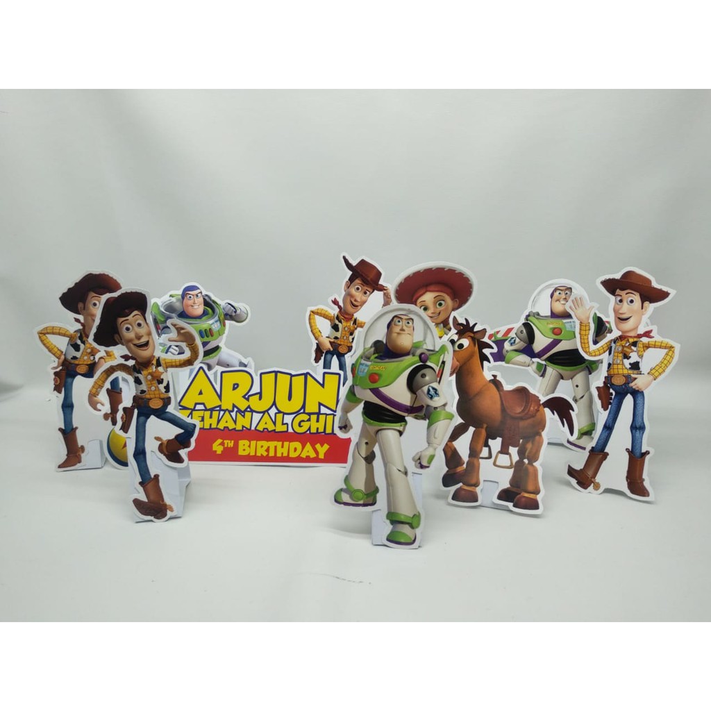 Hiasan Meja Toy Story / Paperdoll Toy Story / Centerpiece Toy Story