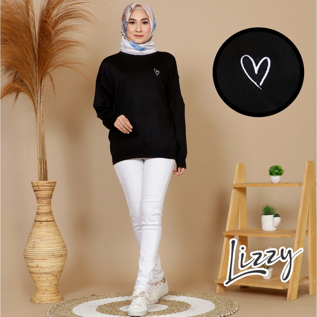 Lizzy - SWEATER OVERSIZE LOVE PREMIUM