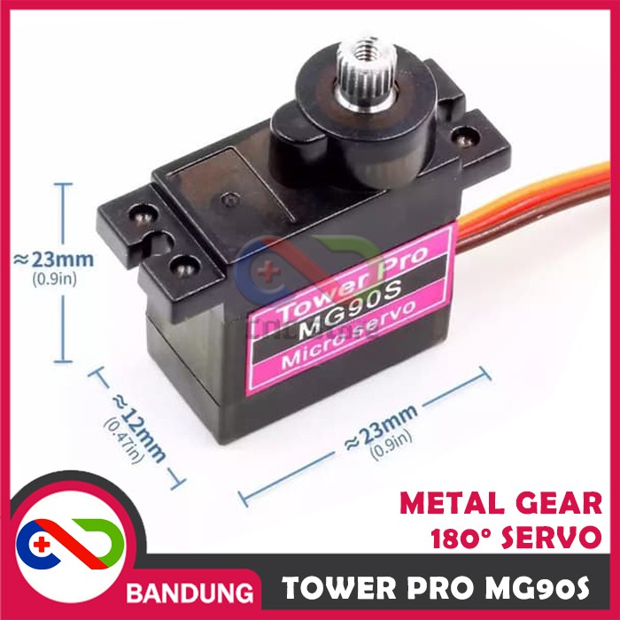 TOWER PRO MICRO SERVO MG90S MG90 MG-90 MG-90S METAL GEAR SERVO