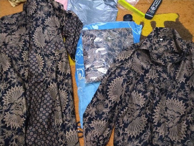 Ada 3 Warna Turun Harga Sedia Lengan Pendek Jumbo Juga Ada Gamis Couple Batik
