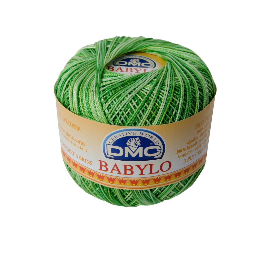 Benang Crochet DMC Babylo 50 Gram Gradasi - 114 Hijau Green