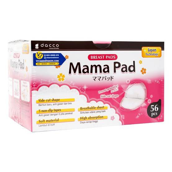 Jual Mama Pad Breast Pads isi 56pcs Penyerap ASI | Shopee Indonesia