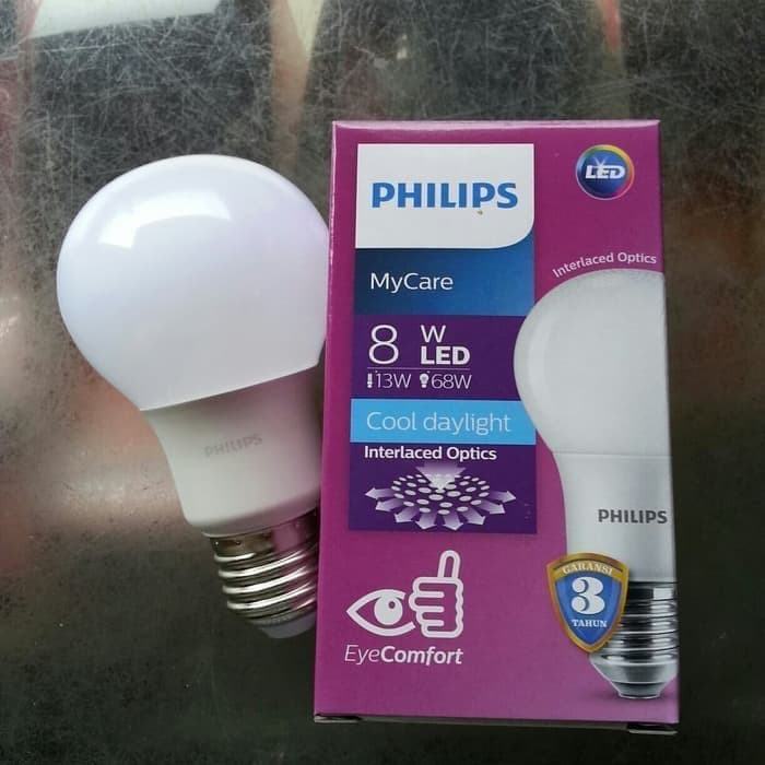 Lampu Bohlam LED Philips 3W 4W 6W 8W 10W 12W 19W  Bulb