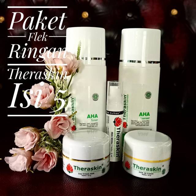 Paket Flek Theraskin aha 10 + skin white