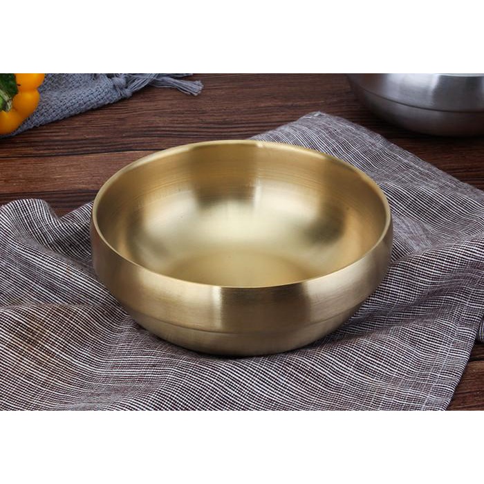 Mangkuk | Jual Mangkok Emas Korea Mangkok Emas Stainless Steel Korea