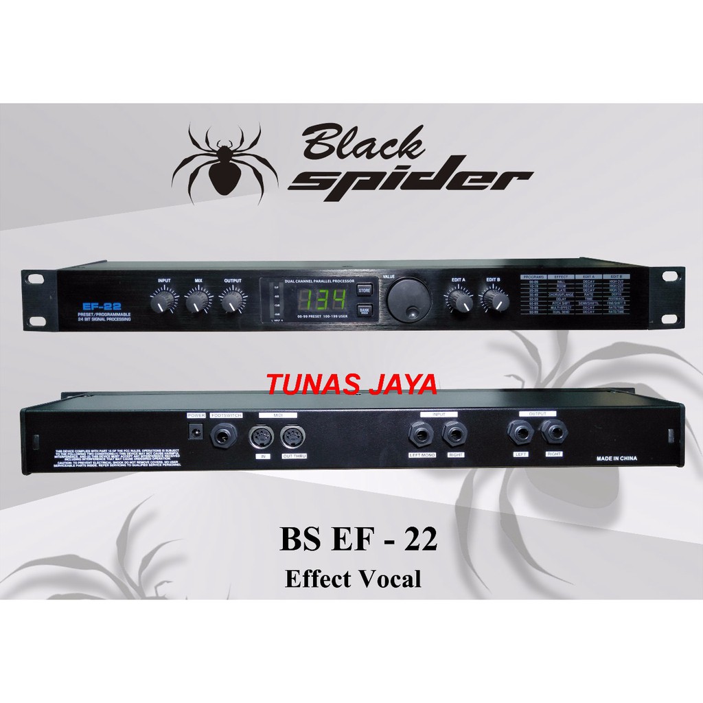 Effect Vokal Black Spider BS EF -22