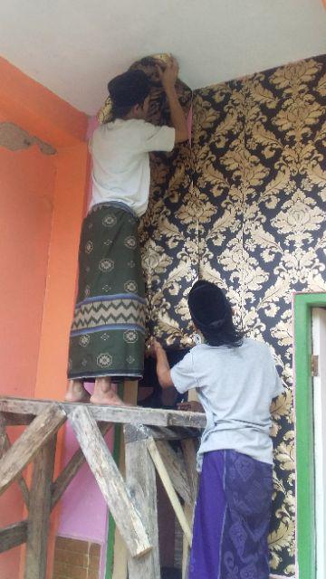 Wallpaper Vinyl Bertekstur, Timbul Dan Tebal - C237