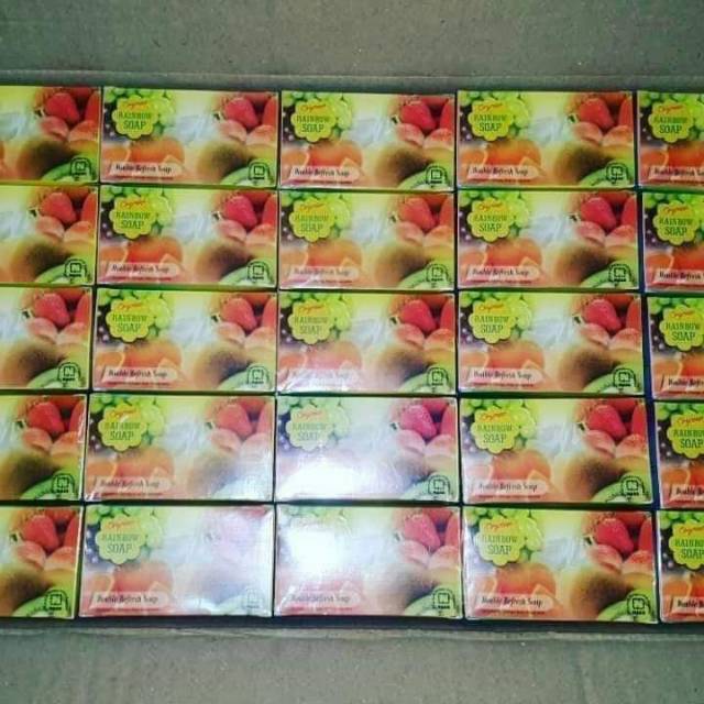 Rainbow Sabun Pemutih Badan original Nasa