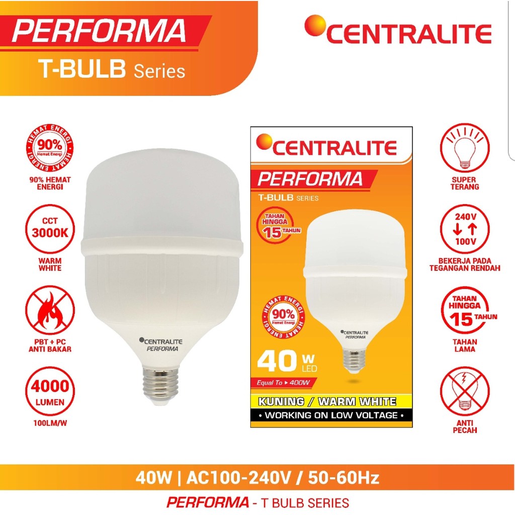 CTL 40W WW KUNING / LAMPU LED CAPSULE  PERFORMA CTL 40W / BOHLAM CAHAYA KUNING WW