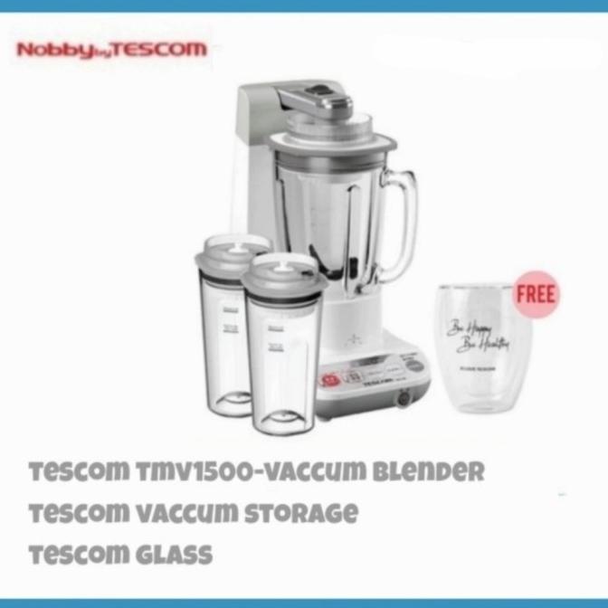 tescom vacuum blender tmv1500 + 1 free storage