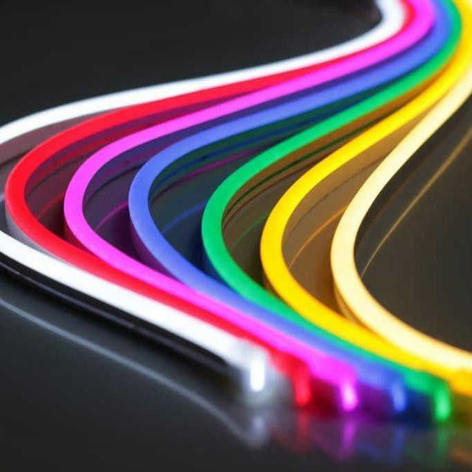 Lampu Neon Flex LED Flexible Strip 5 Meter DC 12V IP65 WATERPROOF Selang LED NeonFlex 5 M 12 V IP65