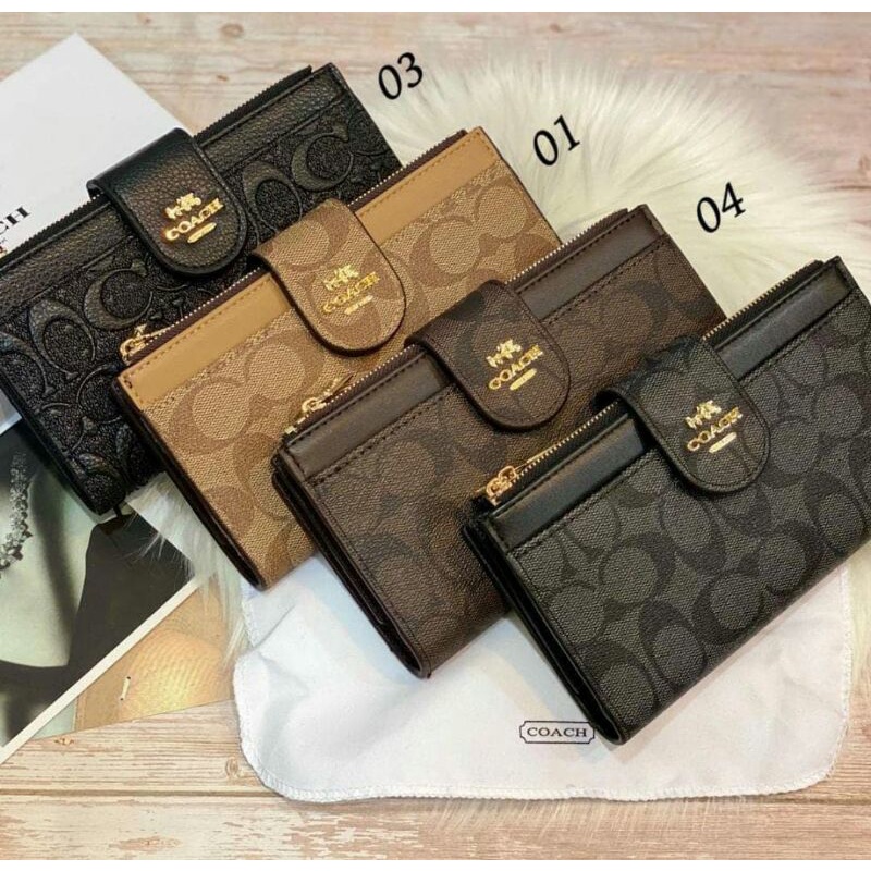 Dompet Coach kd 2062 lengkap box