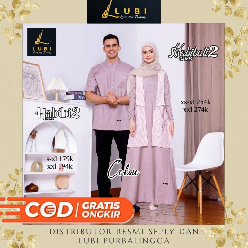 Couple Ayah Ibu  Habibi Dan HAbibati 2 COksu Dari Lubi Brand | Seply Lubi Purbalingga Diskon Gratis 
