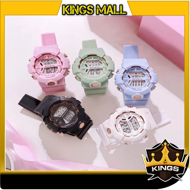 KINGS - J5040 Jam Tangan Wanita Korea Style AOSUN Digital / Jam Tangan Sport / Jam Tangan Unisex