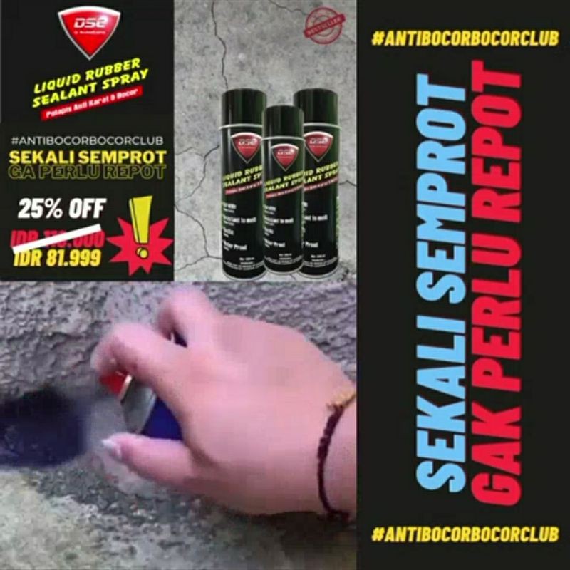 ANTI BOCOR SEMPROT / PENAMBAL ATAP BOCOR / SPRAY AJAIB / WATERPROOF