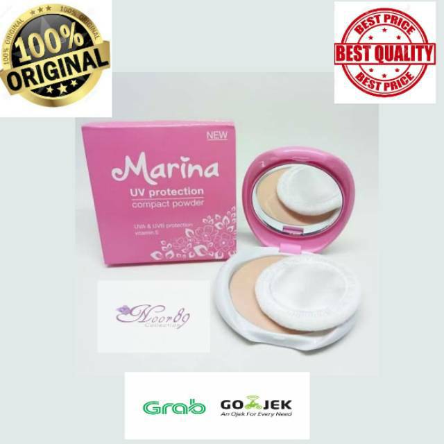 BEDAK MARINA UV PROTECTION COMPACT POWDER / Marina bedak padat