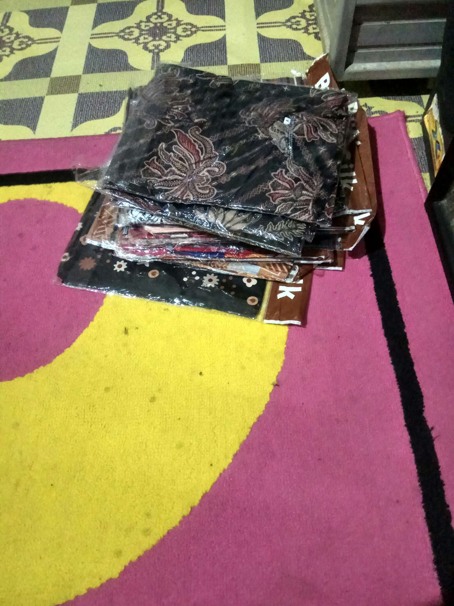 Couple Batik Tunik Shibori Jumputan Terbaru Size S-3l / Hrb026 Yelbor Navbor / Biru Putih / Original